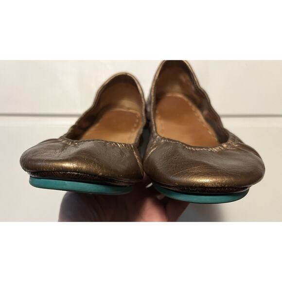Tieks by Gavrieli Womens Size 8 Gold Leather Foldable Ballet Flats See Pictures - Picture 2 of 13